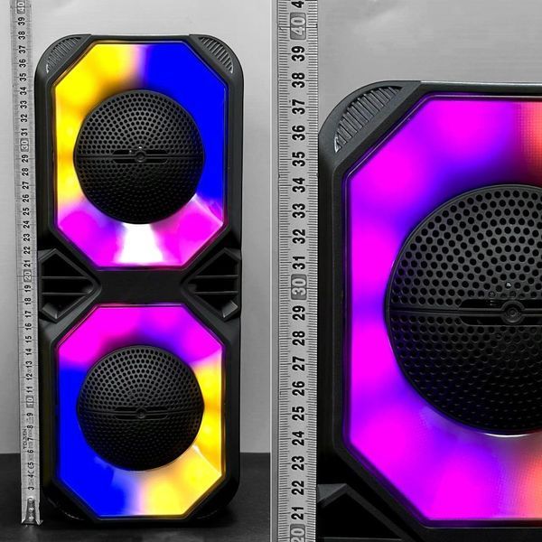 Безпровідна караоке колонка з мікрофоном та RGB-підсвічуванням Sing-e ZQS4260 2210-4260 фото