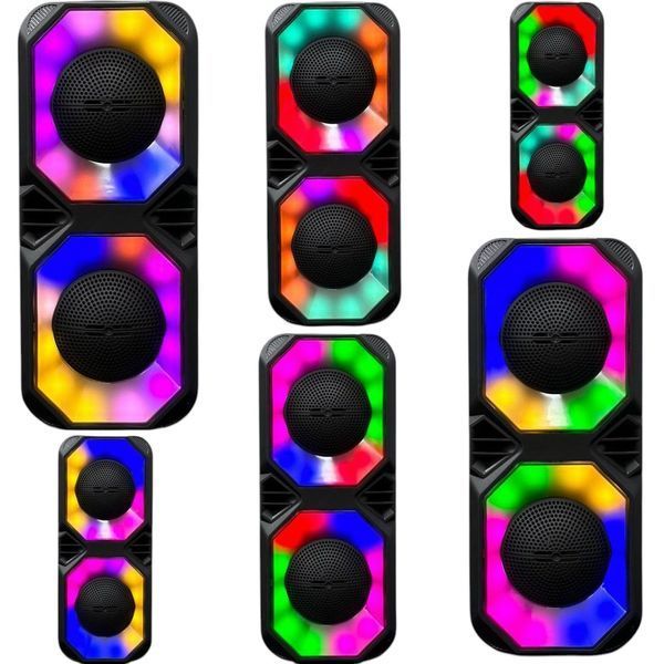 Безпровідна караоке колонка з мікрофоном та RGB-підсвічуванням Sing-e ZQS4260 2210-4260 фото