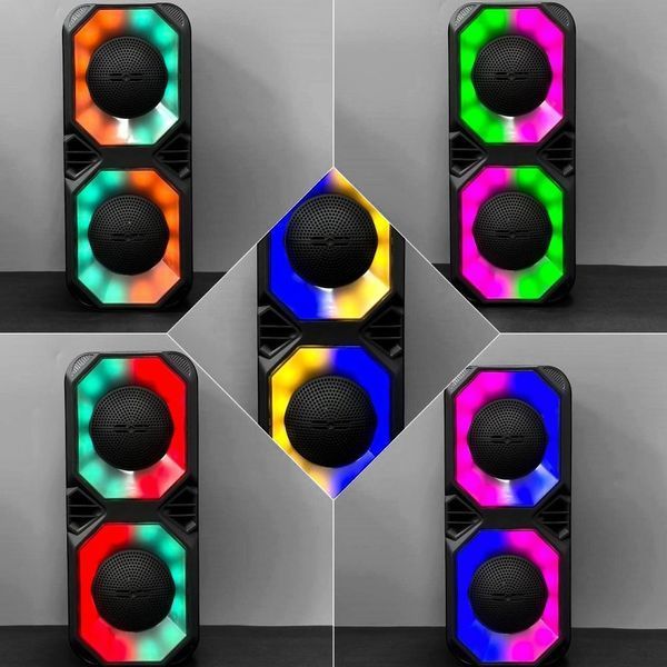 Безпровідна караоке колонка з мікрофоном та RGB-підсвічуванням Sing-e ZQS4260 2210-4260 фото