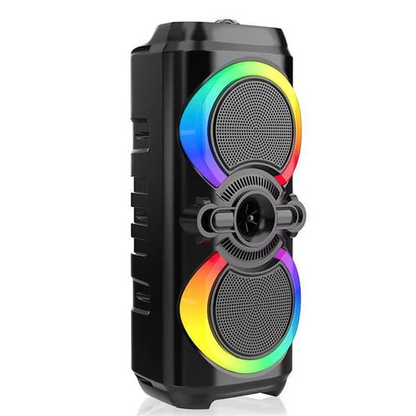 Портативная акустическая караоке колонка Bluetooth, USB, SD, FM, AUX, ZQS8285XW 11131-8285 фото