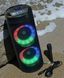 Акустична караоке колонка з RGB-підсвічуванням і провідним мікрофоном ZQS6212 20W, 3000mAh 12112-6212 фото 3