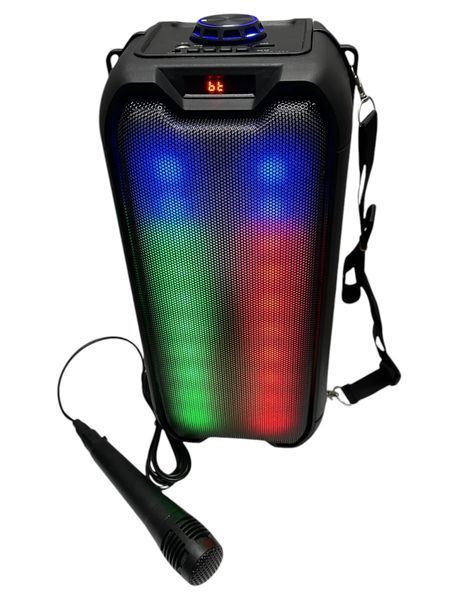 Музична акустична Bluetooth колонка ZQS-4235 з підсвічуванням та мікрофоном&nbsp; 1110-4235 фото