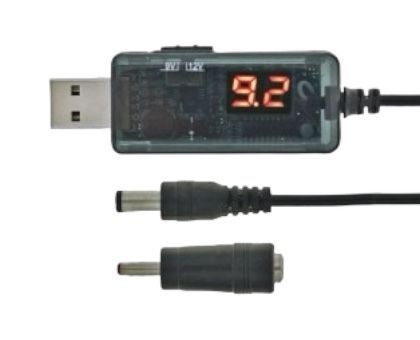Кабель USB-DC для роутера 9V/12V с переключателем 1100-6866 фото