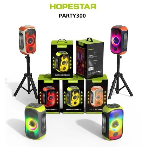 Портативна Bluetooth колонка Hopestar Party 300 80 Вт з RGB підсвічуванням 11211-300 фото