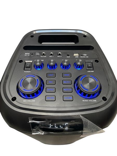 Мощна акустична колонка ERA EAR E-881 з яскравим LED підсвічуванням та потужним звуком 188111-881 фото