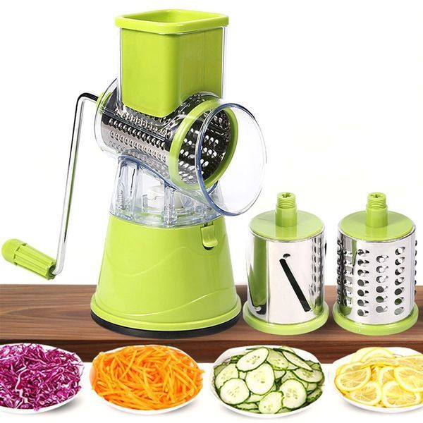Овочерізка мульти слайсер Tabletop Drum Grater з функцією шатківниці 1171125624 фото