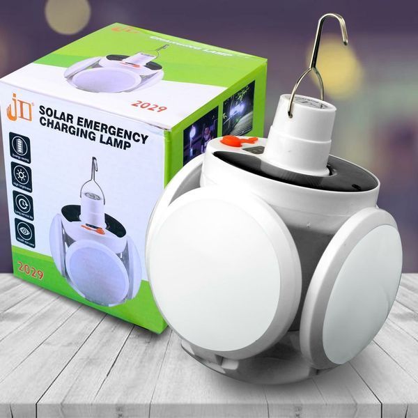 Лампа производная на аккумуляторе с солнечной батареей USB 20 фото