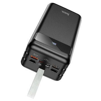 Мощный Повербанк HOCO J86B 60000mAh, Power Bank для телефона с мощным LED фонариком и быстрой зарядкой 100-J86B фото