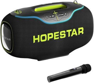 Портативна Bluetooth-колонка 350 w з RGB-підсвічуванням та функцією PowerBank&nbsp;Hopestar A80 11180-80 фото