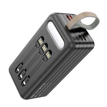 Павербанк 80000mAh УМБ Power Bank HOCO DB21 80000mAh со съемными кабелями&nbsp; 100-DB21 фото