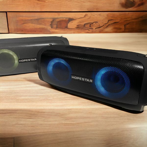 Портативна колонка Hopestar A6 PARTY бездротова стерео колонка зі світломузикою Bluetooth 100-A6 фото