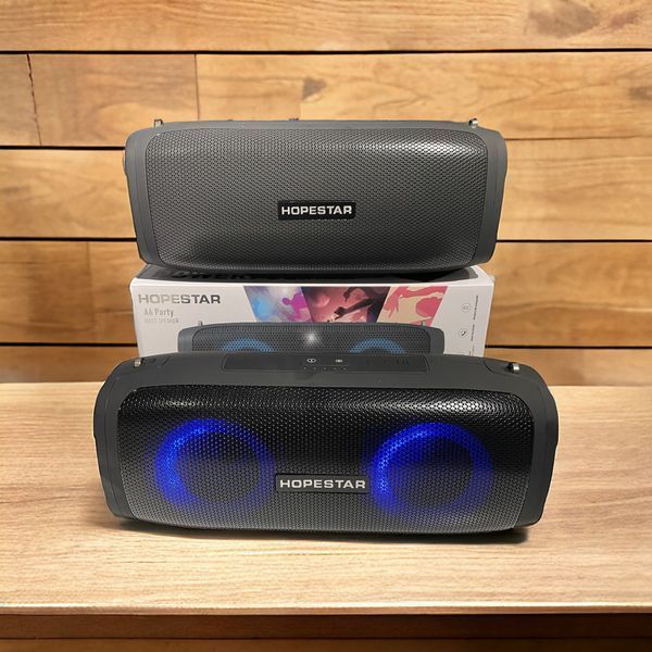 Портативна колонка Hopestar A6 PARTY бездротова стерео колонка зі світломузикою Bluetooth 100-A6 фото