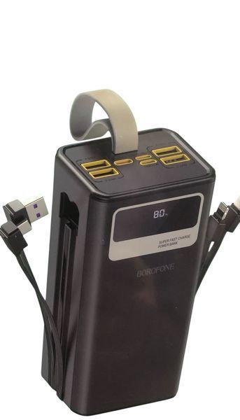 Power Bank BOROFONE DBT35A 40000mAh, PD 22.5W, быстрая зарядка, 4 USB 11140-35 фото