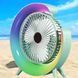 Вентилятор настільний акумуляторний з RGB-підсвіткою, обертанням 180&deg; і USB заряджанням 1112-278 фото 2