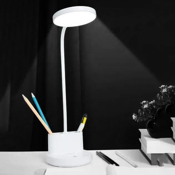Лампа настільна акумуляторна світлодіодна LED TGX нічник USB з коміркою для ручок 1100-22 фото