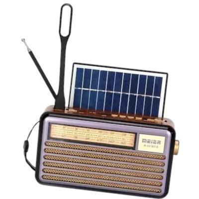 Радиоприемник с солнечной панелью под ретро Meier MD-521BT Bluetooth Solar 111411-521 фото