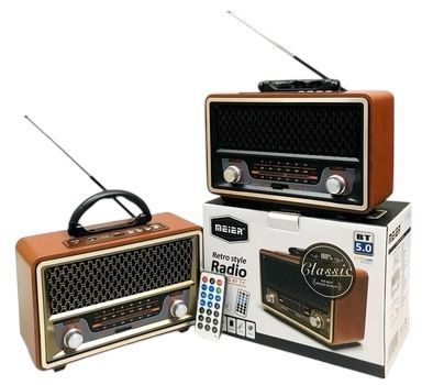 Радиоприемник с Bluetooth Kemai MD-157 BT - изысканный классический стиль для настоящих ценителей музыки 1111-157 фото