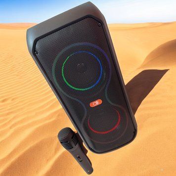 Музыкальная портативная Bluetooth колонка &nbsp;с микрофоном 4"x2 BT-2425 20Вт 1100-2425 фото