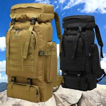 Рюкзак туристический 80 л походный вещевой рюкзак 1000-80L фото