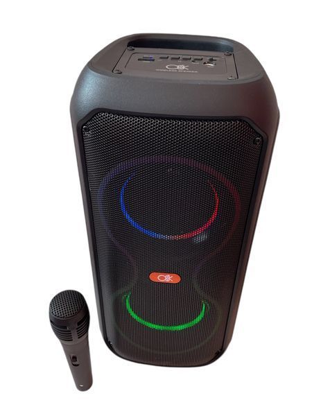 Музыкальная портативная Bluetooth колонка &nbsp;с микрофоном 4"x2 BT-2425 20Вт 1100-2425 фото