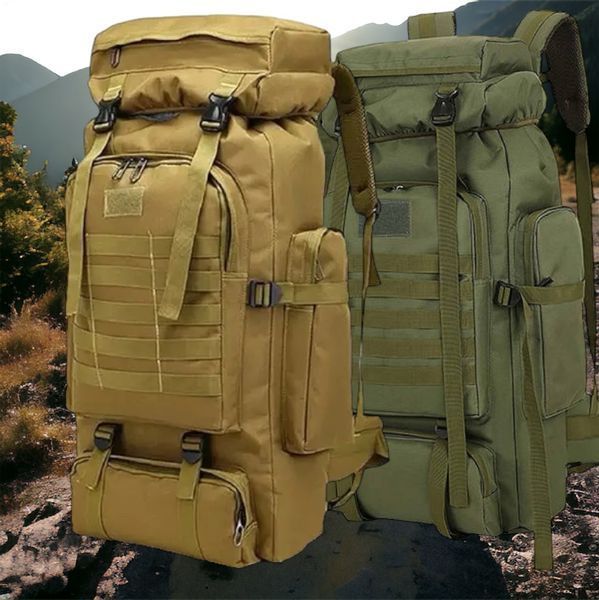 Рюкзак туристический 80 л походный вещевой рюкзак 1000-80L фото