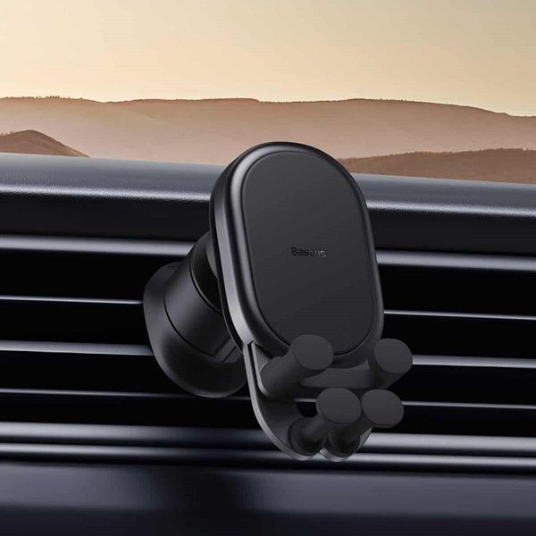 Держатель Baseus Stable Gravitational Wireless Charging Car Mount Pro (Air Outlet Version) |15W| 100-PRO15W фото