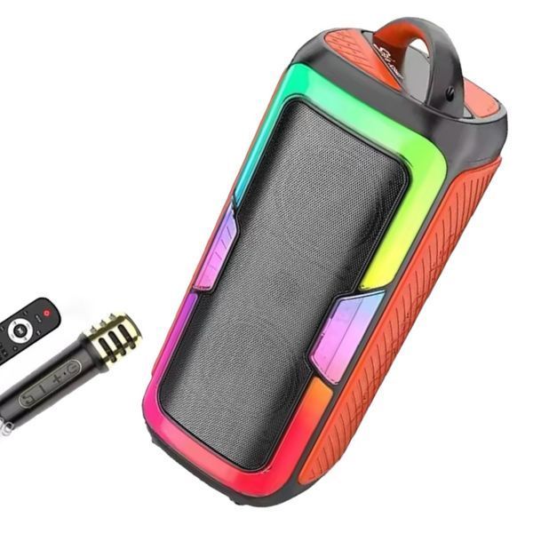 Колонка музична портативна 50 w з мікрофоном Bluetooth JQS4407 111-4407 фото