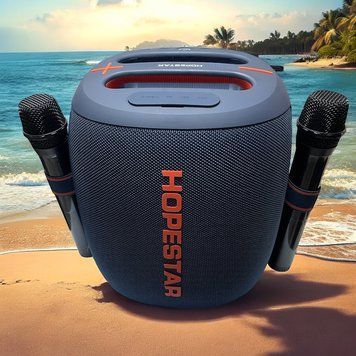 Беспроводная караоке колонка с 2-мя микрофонами HOPESTAR Party 500 |100W, 12500mAh| 11110-500 фото