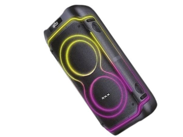 Портативная акустическая система 1000w с пультом и 2 микрофонами ZXX-5515 8" Bluetooth колонка&nbsp; 1100-5515 фото
