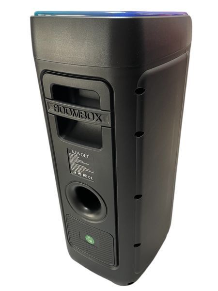 Колонка акумуляторна ROVOLT D-2806 з радіомікрофоном (USB/BT/FM/TWS) 1110-2806 фото