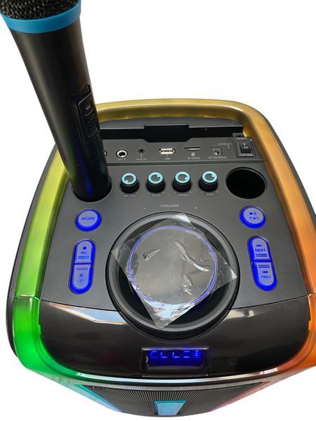 Колонка акумуляторна ROVOLT D-2806 з радіомікрофоном (USB/BT/FM/TWS) 1110-2806 фото