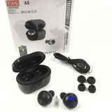 Беспроводные Bluetooth наушники A6 с боксом для зарядки А6 фото