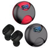 Беспроводные Bluetooth наушники TWS-02. Индикатор заряда - LED Display. TWS 02 фото