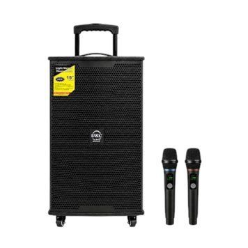 Портативна система караоке колонка з 2 мікрофонами 1500Вт UKC T5 Bluetooth 11155-5 фото