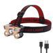 Ліхтар налобний світлодіодний акумуляторний 5 LED 33 фото 2