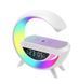 Настольная смарт лампа ночник G-Smart RGB 15W Light Sound Machine с беспроводной зарядкой и Bluetooth-колонкой 100-3401 фото 1