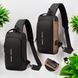 Чоловіча міська сумка рюкзак через плече Fashion з USB та кодовим замком 1000-2259 фото 1