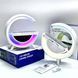 Настольная смарт лампа ночник G-Smart RGB 15W Light Sound Machine с беспроводной зарядкой и Bluetooth-колонкой 100-3401 фото 3