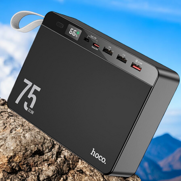 Портативное зарядное Power Bank HOCO Overlord J94 75000mAh, 20W 1100-J94 фото