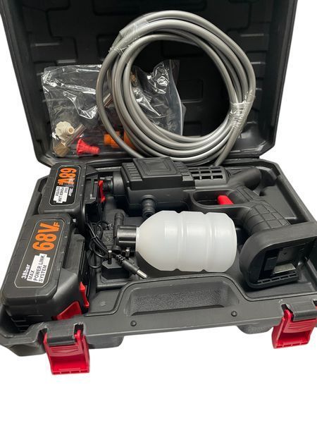 Бездротова автомийка високого тиску Cleaning Gun 8559 з двома акумуляторами&nbsp;68 v 11108589 фото