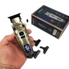 Профессиональная машинка для стрижки волос триммер VGR V-901 с насадками, профессиональная электробритва 222-901 фото