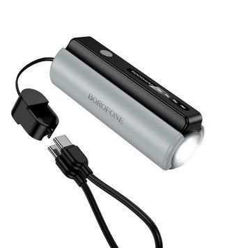 УМБ BOROFONE Power Bank with Flashlight and Cable BJ87 5000mAh | 1 Type-C, 2A 1121-87 фото