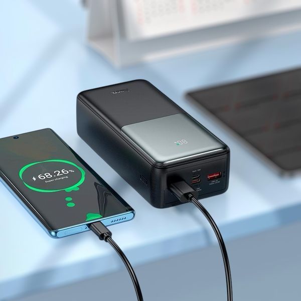 Павербанк із швидкою зарядкою 22.5W 30000mAh HOCO J136B |2USB/1Type-C, 22.5W+PD20W Power bank 2221-136 фото