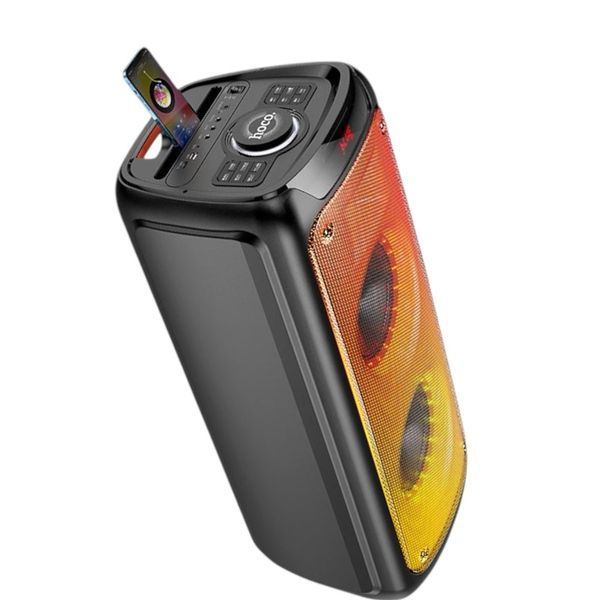 Акустична система караоке колонка HOCO &nbsp;DS53 |BT5.0, TWS, TF/USB/AUX, 40Wx2 (120W Max), 3H, 2mic, remorte| 11133-053 фото