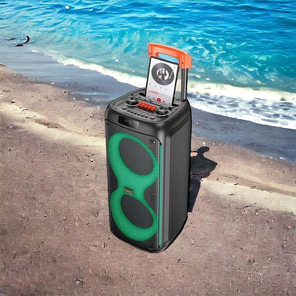 Беспроводная портативная Bluetooth колонка с микрофоном HOCO HA7 |BT5.0/USB/AUX/TF, 75W, TWS, 7h 1000-HA7 фото