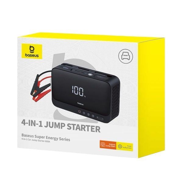 Пусковое устройство (бустер) для авто Baseus Super Energy Series 4-in-1 Car Jump Starter 600A&nbsp; 1110-4i1 фото