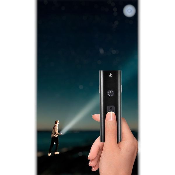 Велосипедный фонарь передний 250 lumen |Type-C, 6h| Black 1110-316 фото