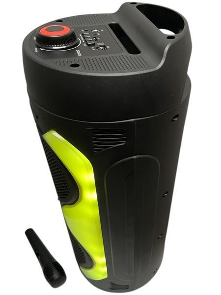 Колонка музична портативна Bluetooth ZQS6232, 20 w, FM-радіо, LED підсвітка, мікрофон 11144-6232 фото