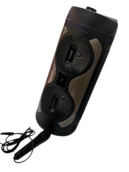 Колонка музична портативна Bluetooth ZQS6232, 20 w, FM-радіо, LED підсвітка, мікрофон 11144-6232 фото