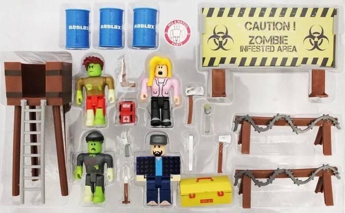 Набір колекційних фігурок Роблокс Атака Зомбі з аксесуарами Zombi 11-18521 фото